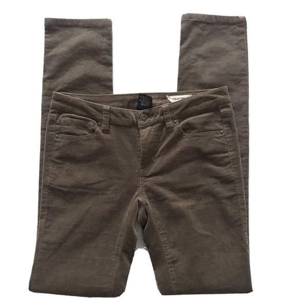 Chor | Women's Brown Belt Looped Straight Leg Corduroy Pants Size 3 - Picture 4 of 10